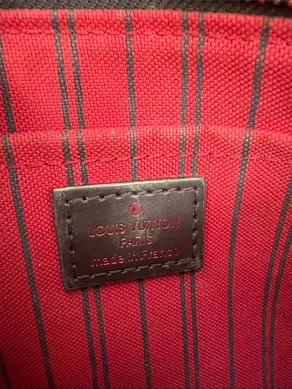 Louis Vuitton Brown Checkered Wristlet Pouch - Picture 5 of 9